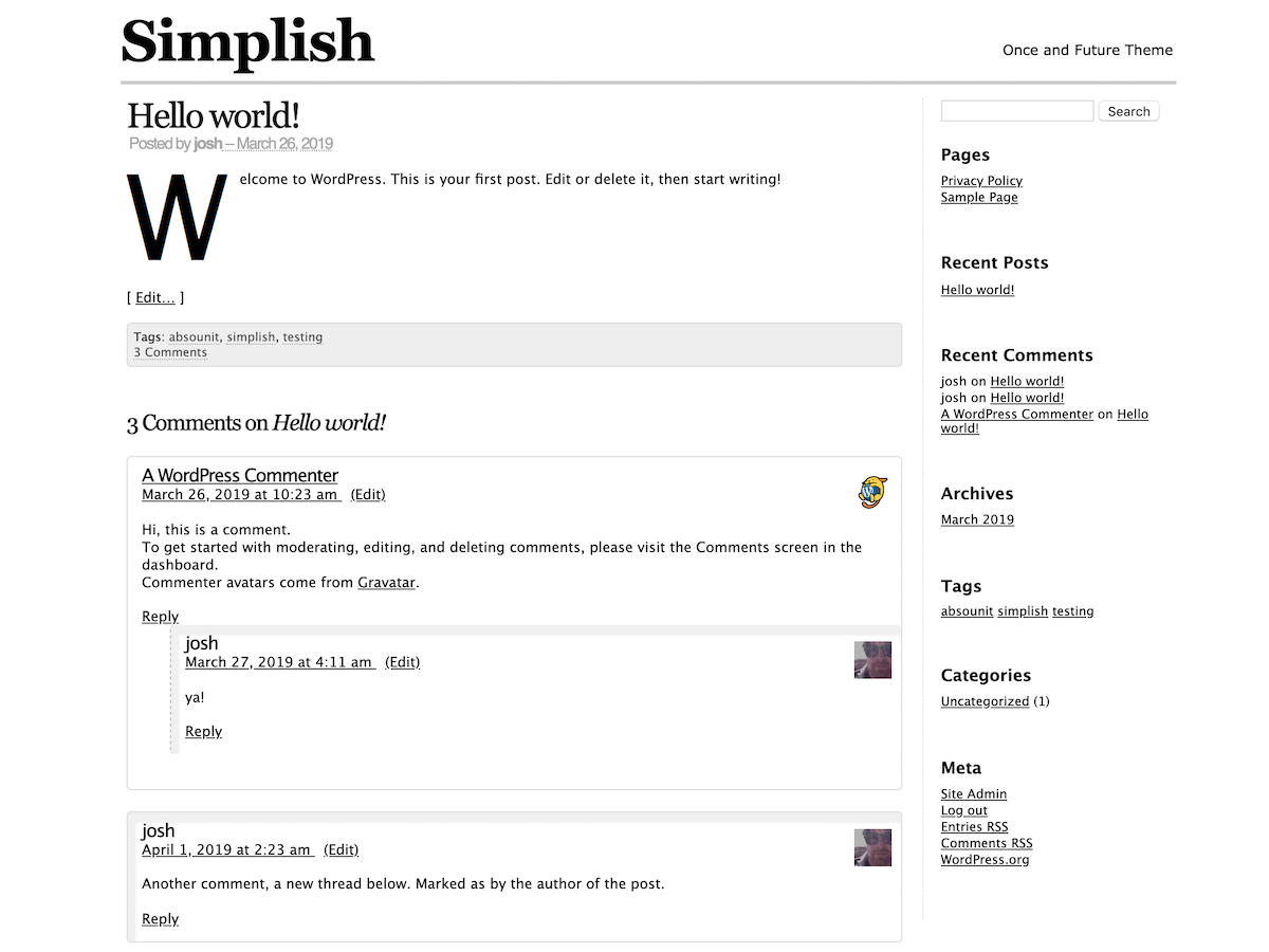 Simplish screenshot