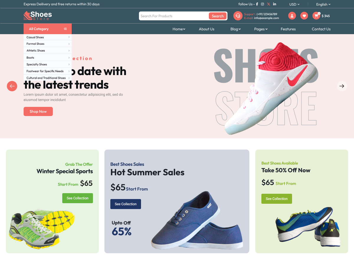 Sneakers Sports Shoes screenshot