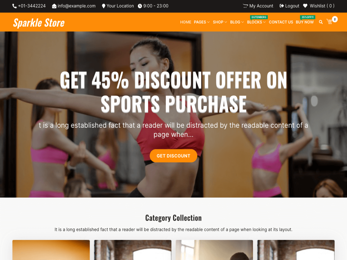 Sparkle Store Screenshot