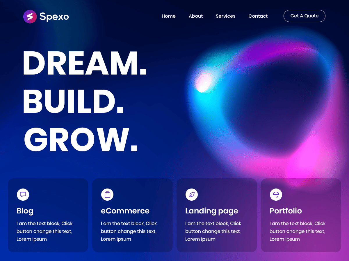 Spexo screenshot