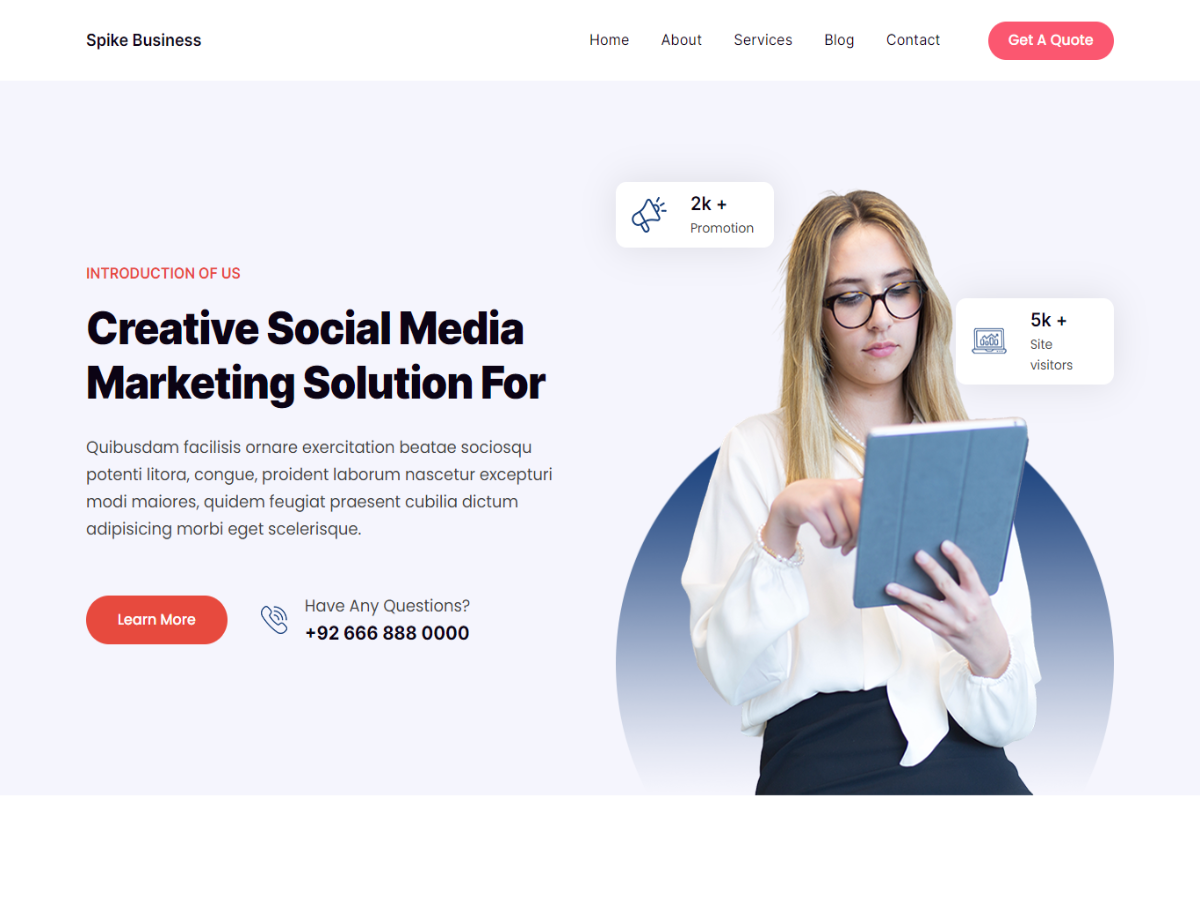 Spike Business Screenshot