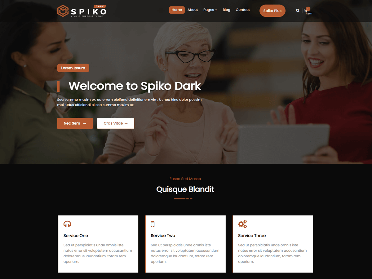 Spiko Dark Screenshot