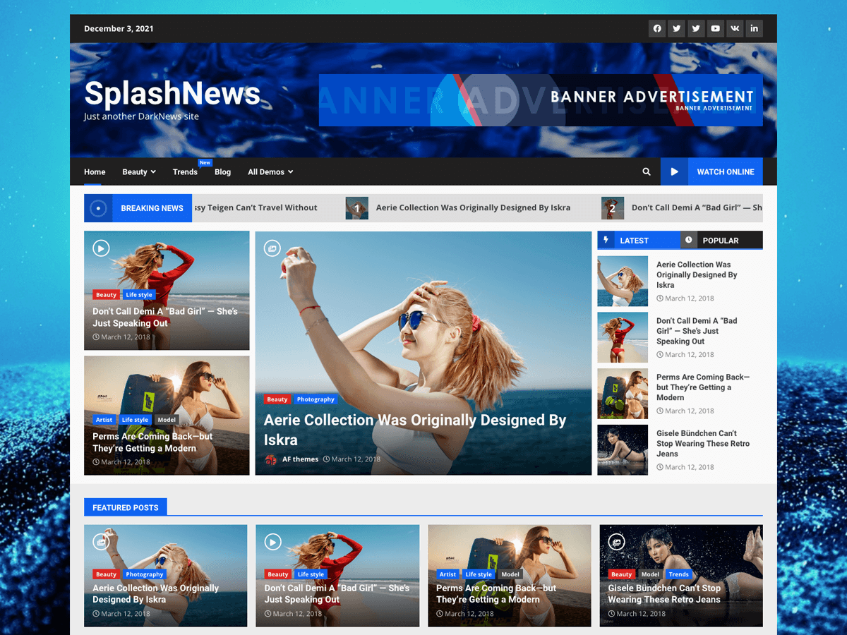 SplashNews Screenshot