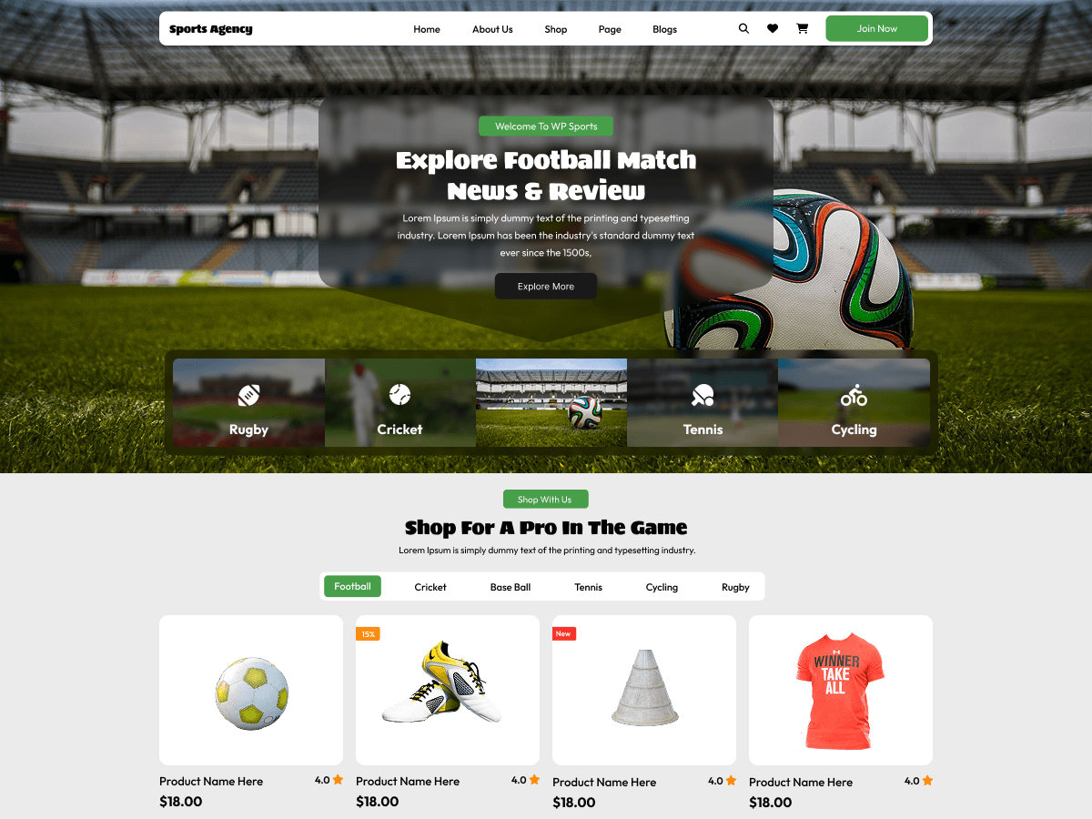 Sports Agency screenshot