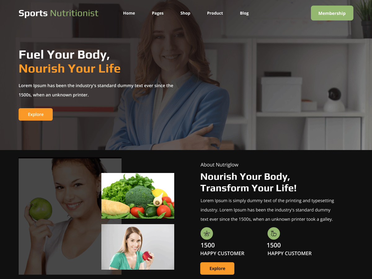 Sports Nutritionist Screenshot