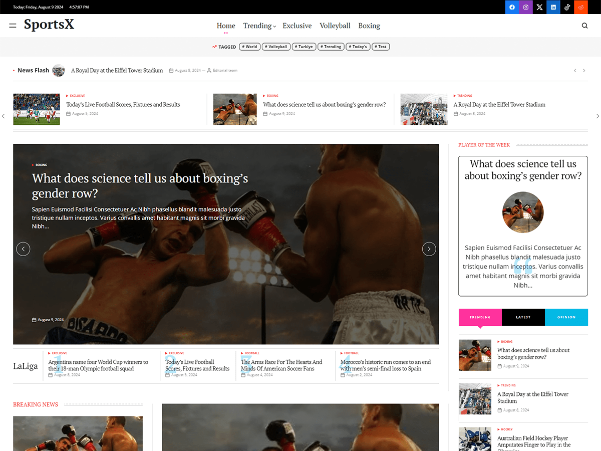 SportsX screenshot