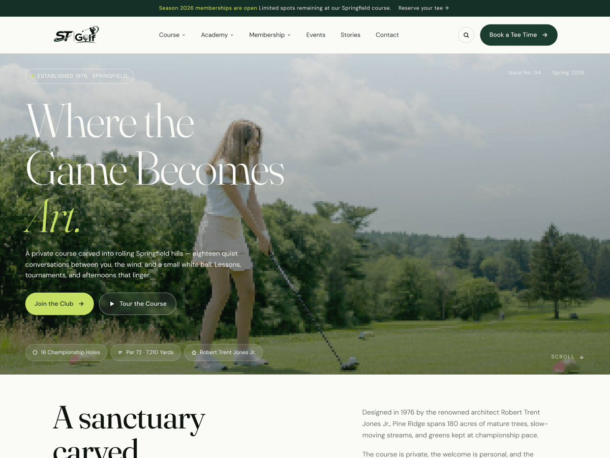 ST Golf screenshot