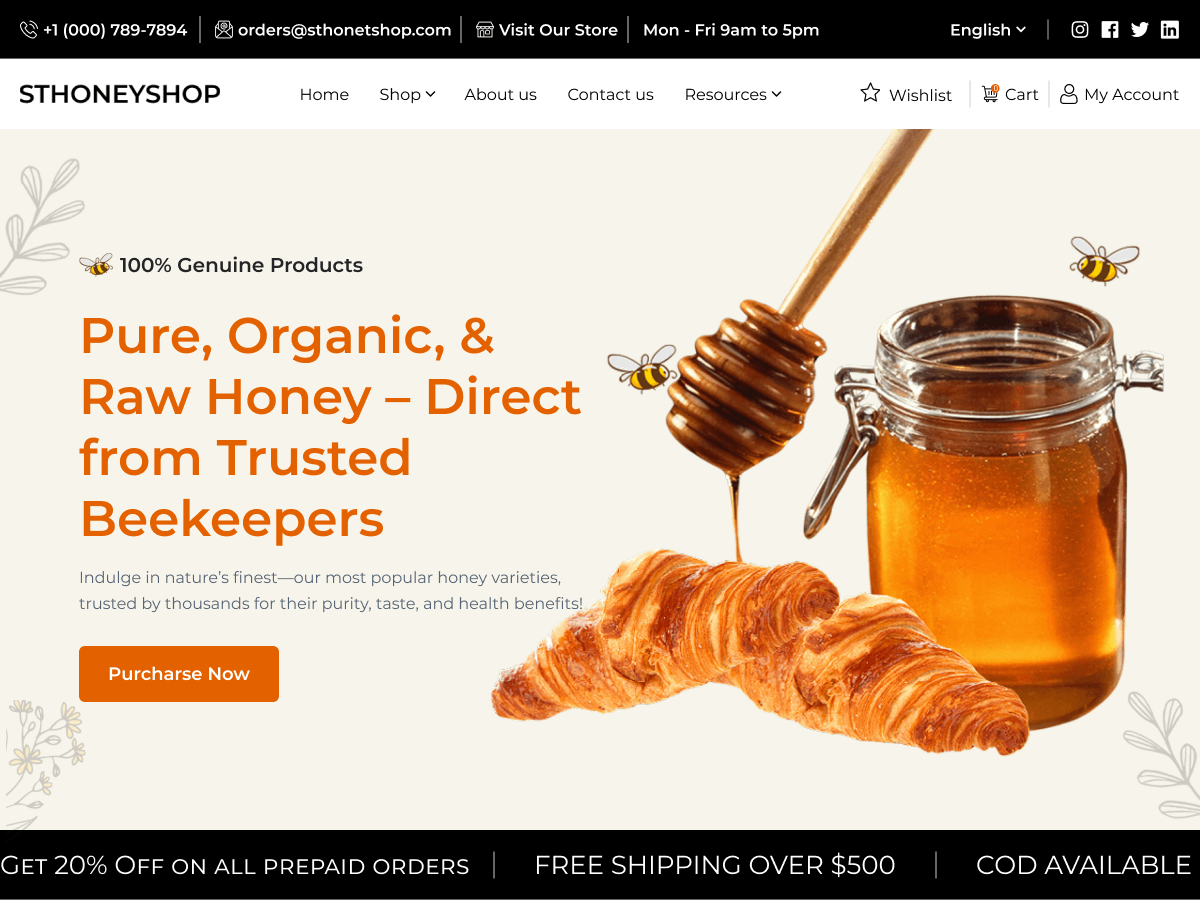 ST Honey Shop Screenshot