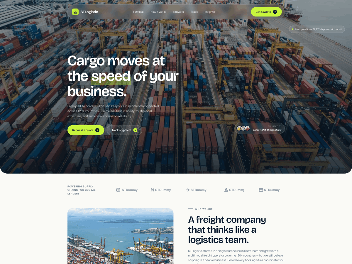 ST Logistics screenshot