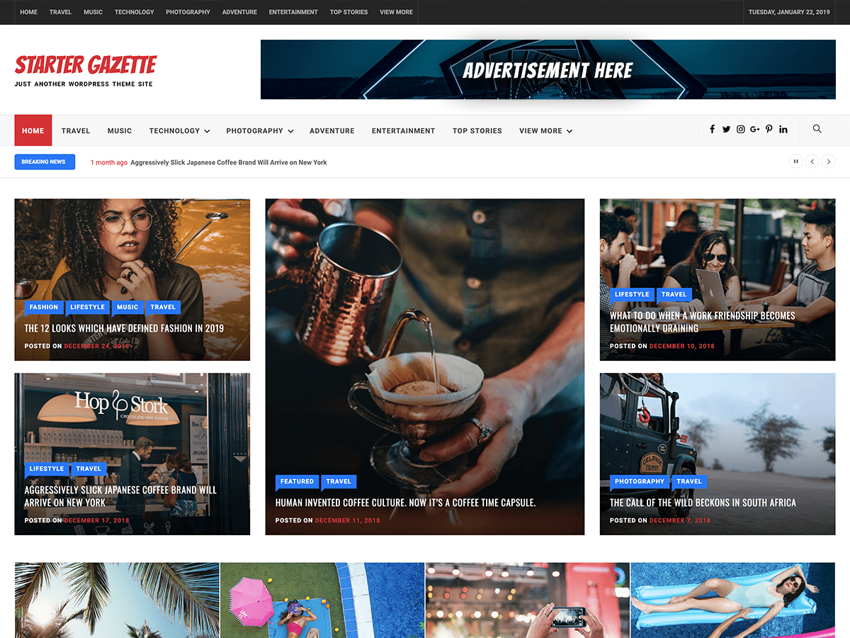 Starter Gazette screenshot