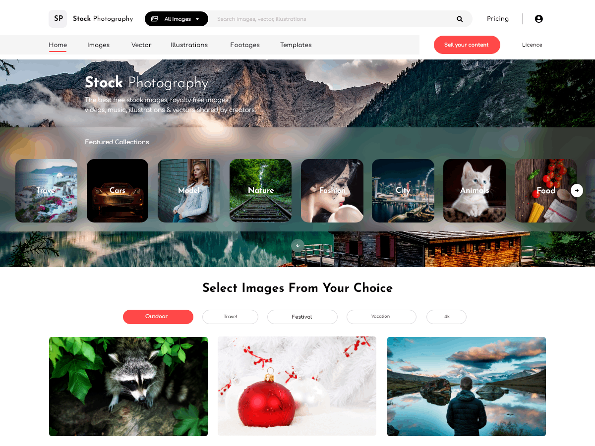 Stock Photos screenshot