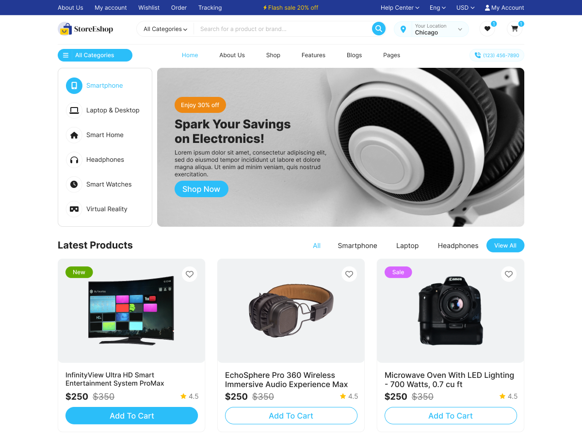 Store Eshop Screenshot