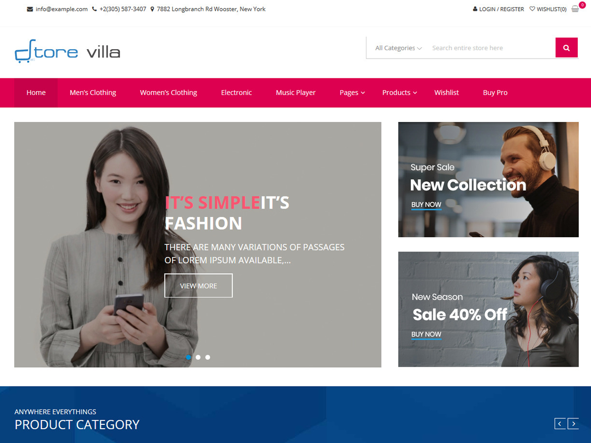 StoreVilla WordPress Theme by access-keys