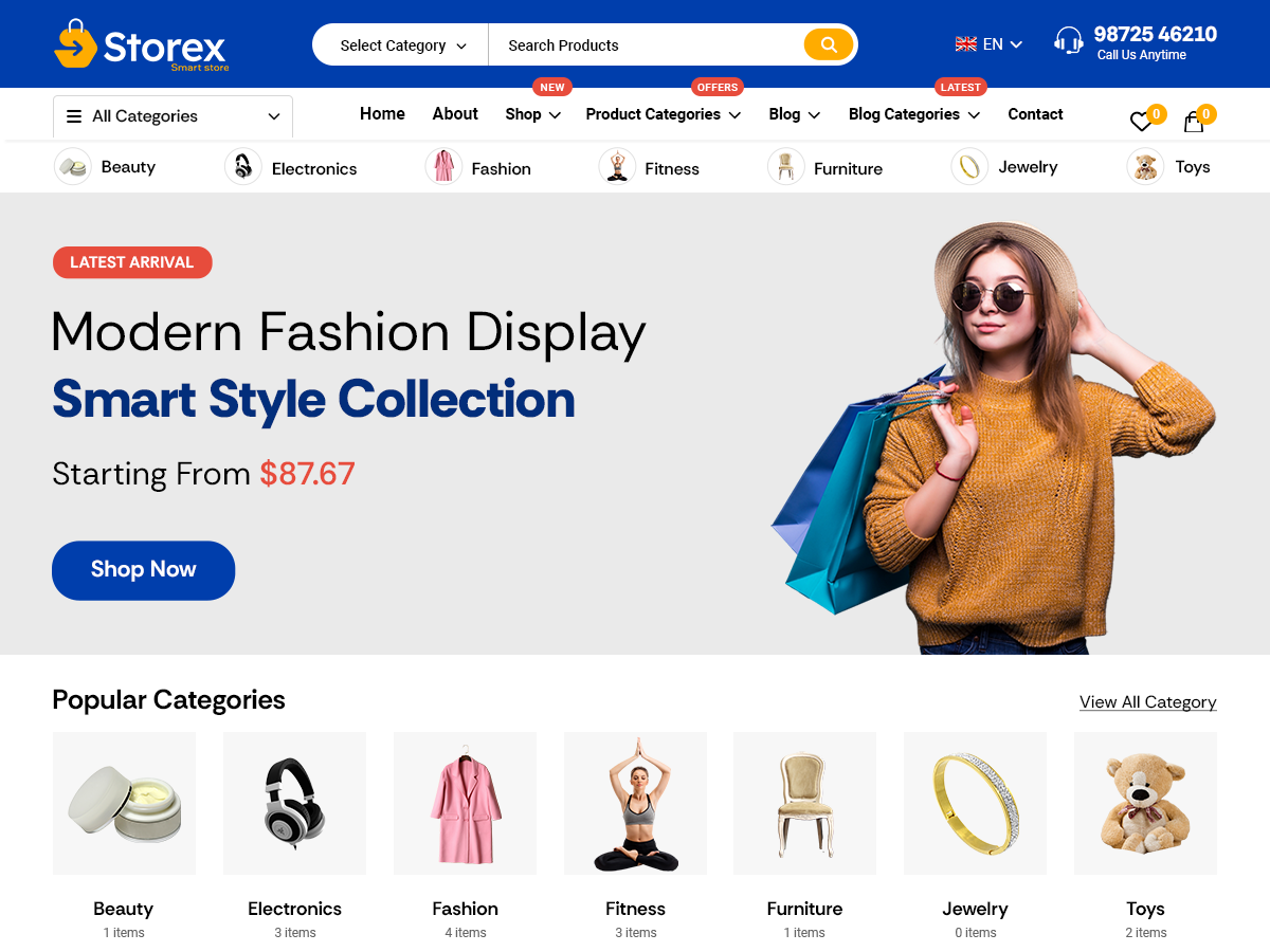 StoreX WordPress Theme Screenshot