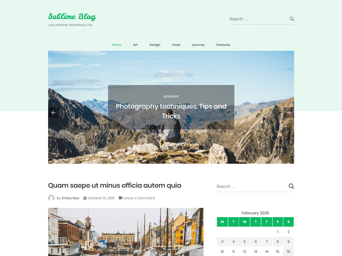 Sublime Blog