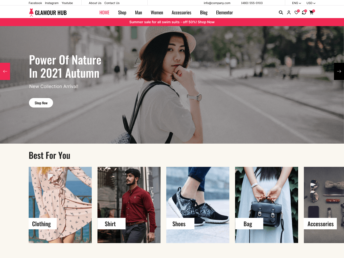 Summer Fashion Store screenshot