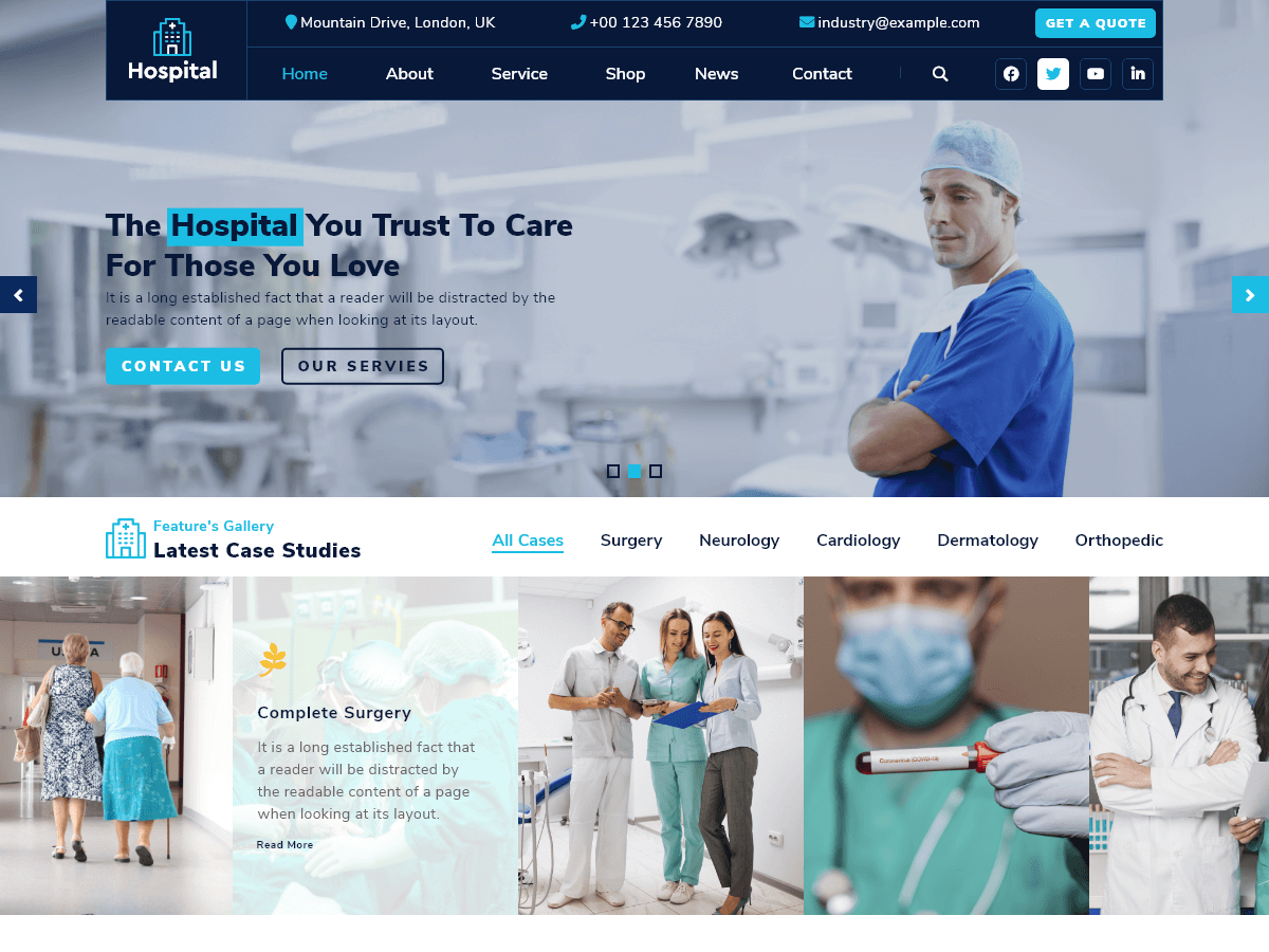 Surgical Hospital screenshot