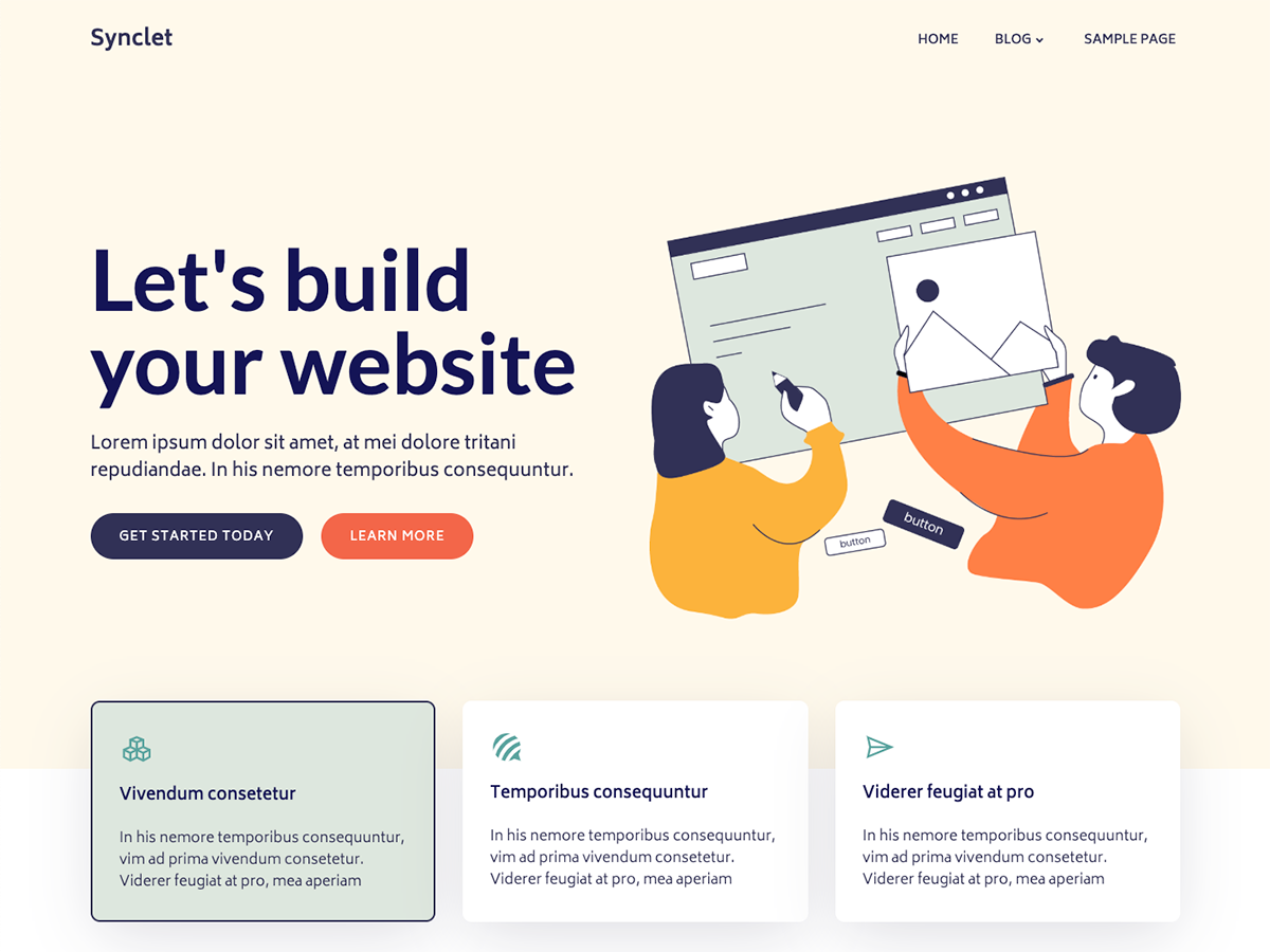 Synclet screenshot