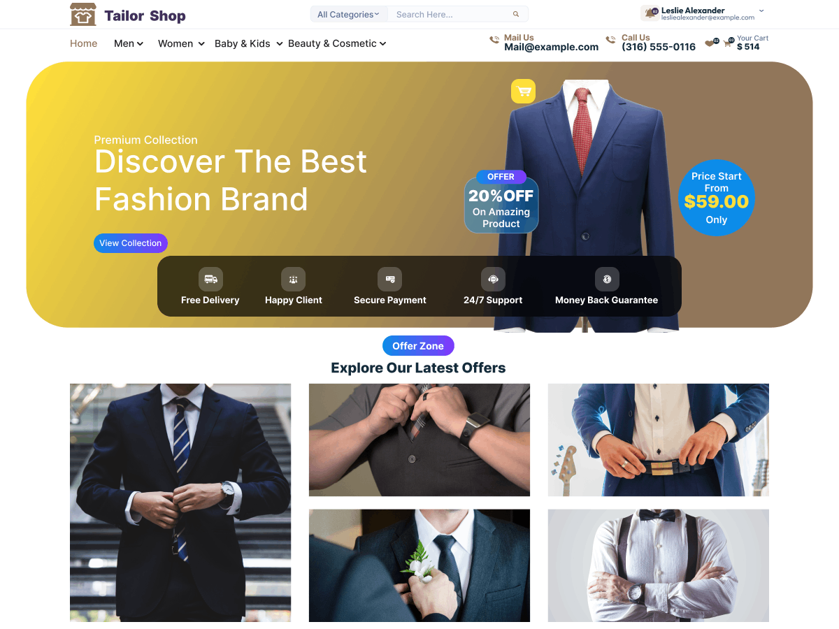 Tailor Suits screenshot