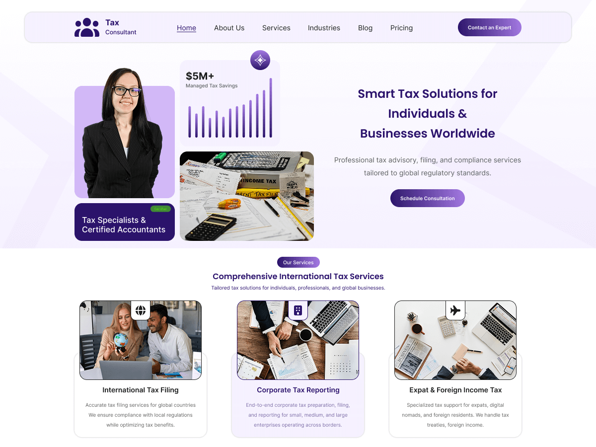 Tax Consultant screenshot