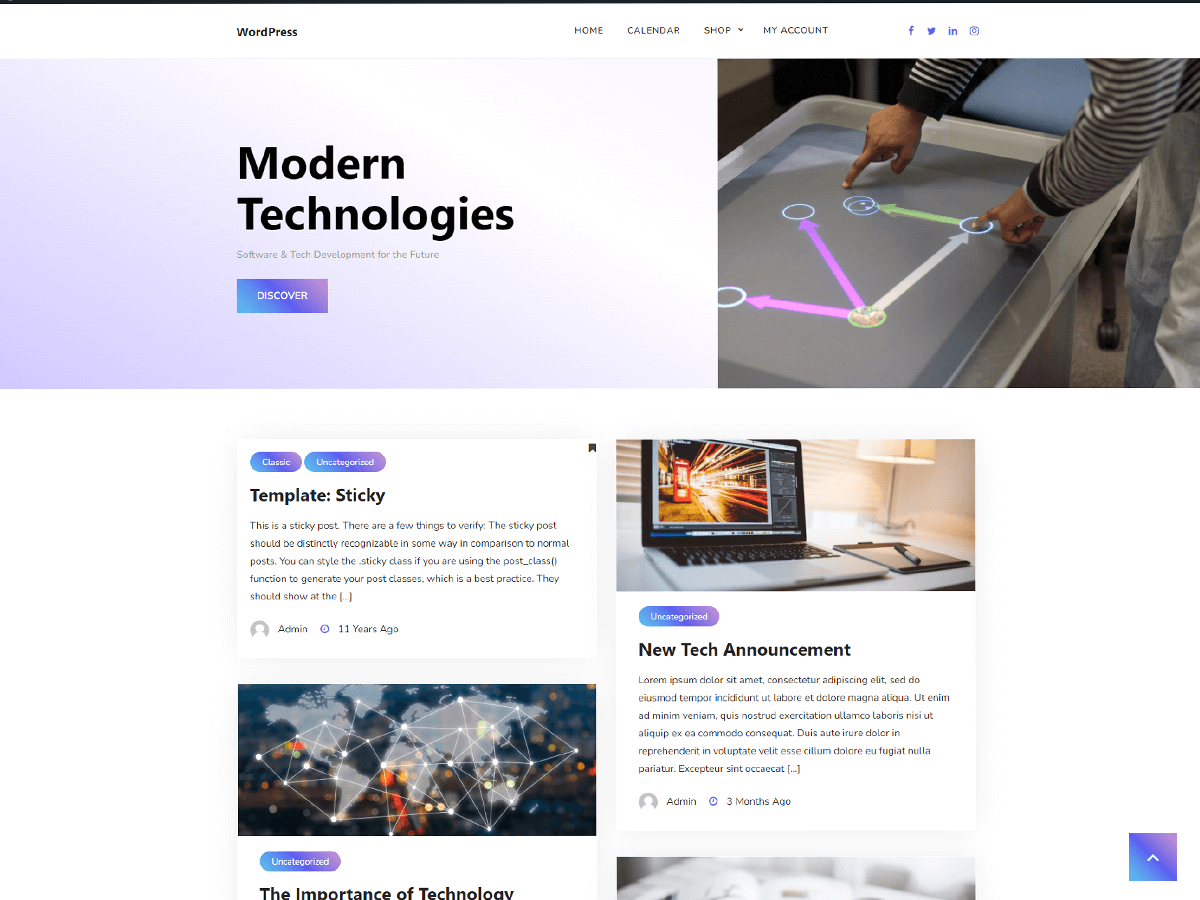 Tech Blogging Screenshot