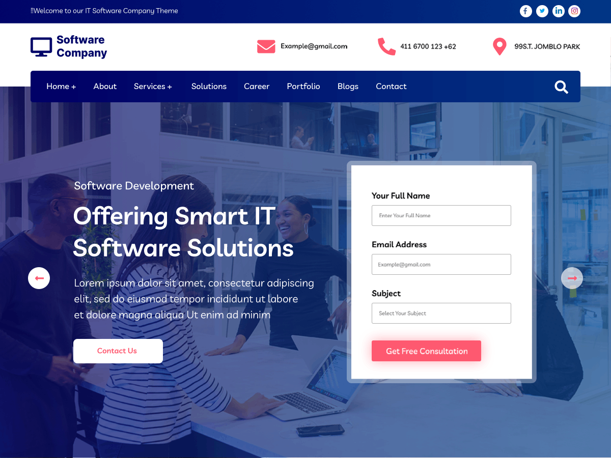 Tech Software Company screenshot