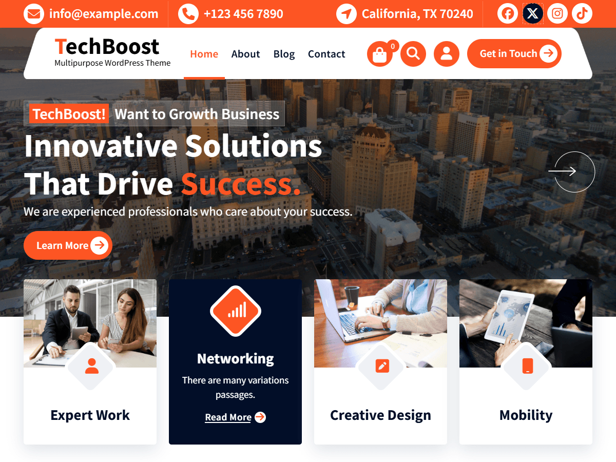 TechBoost screenshot