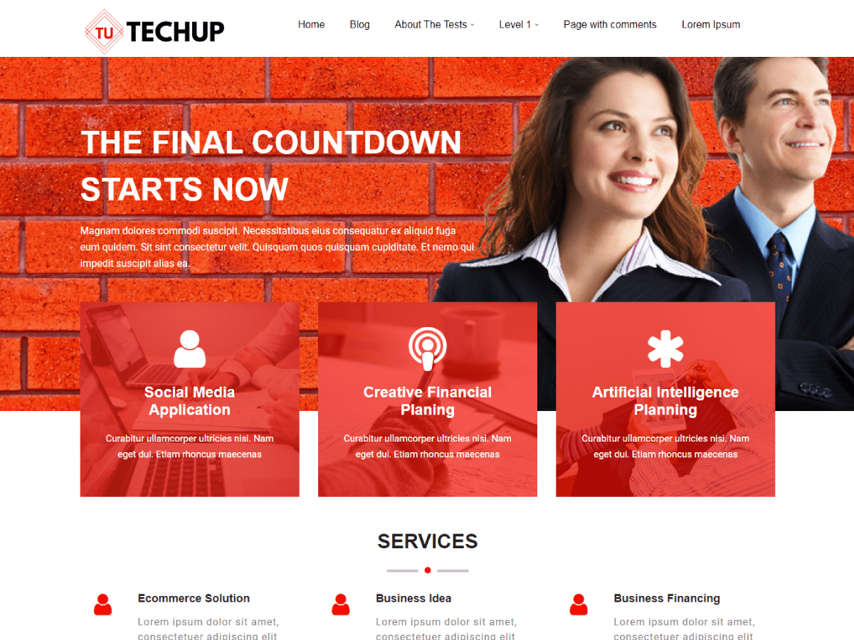 Techup Screenshot