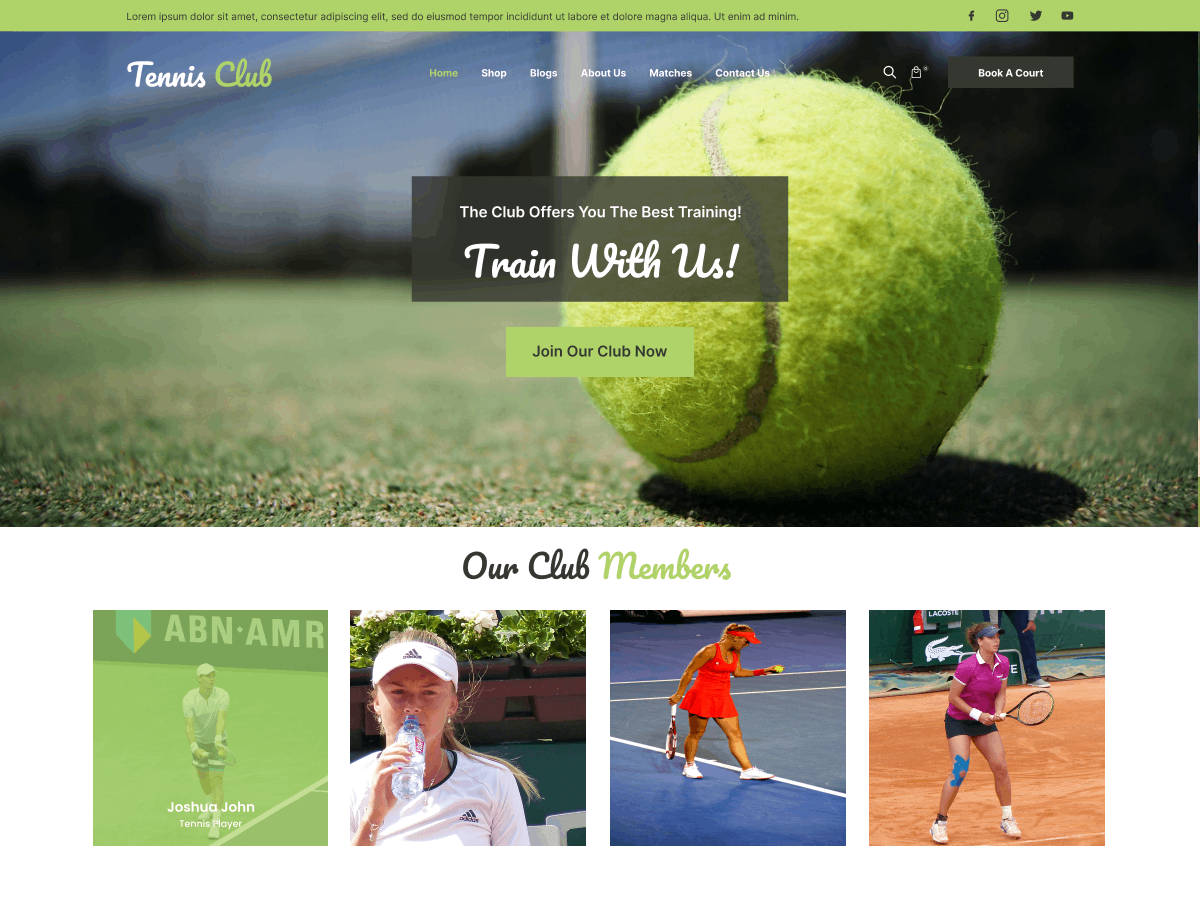 Tennis Club screenshot
