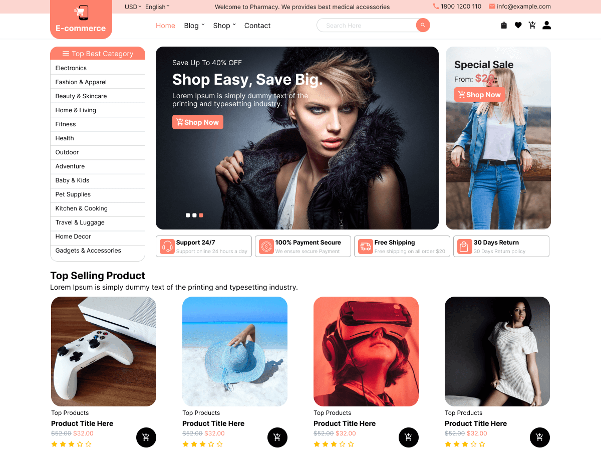 The Retail Storefront screenshot