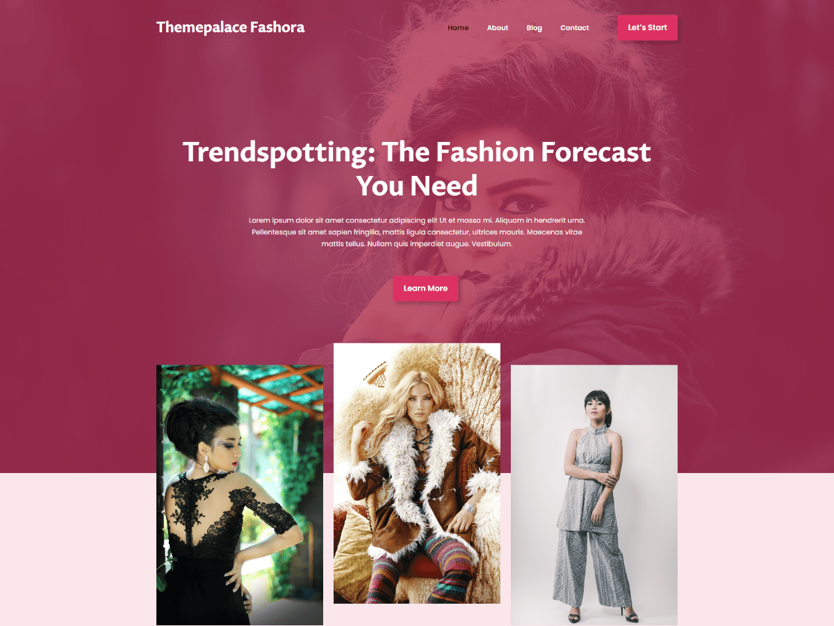 Themepalace Fashora Screenshot