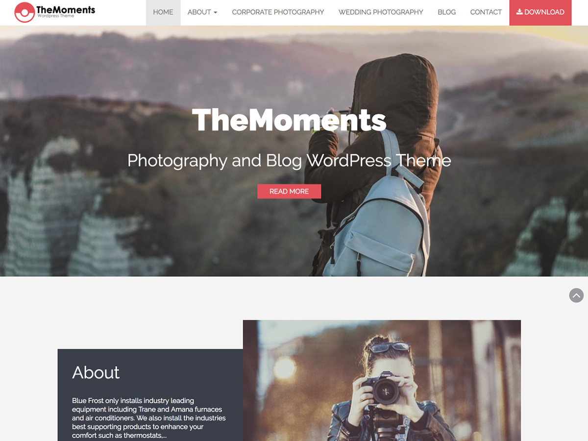 TheMoments WordPress Theme by thebootstrapthemes