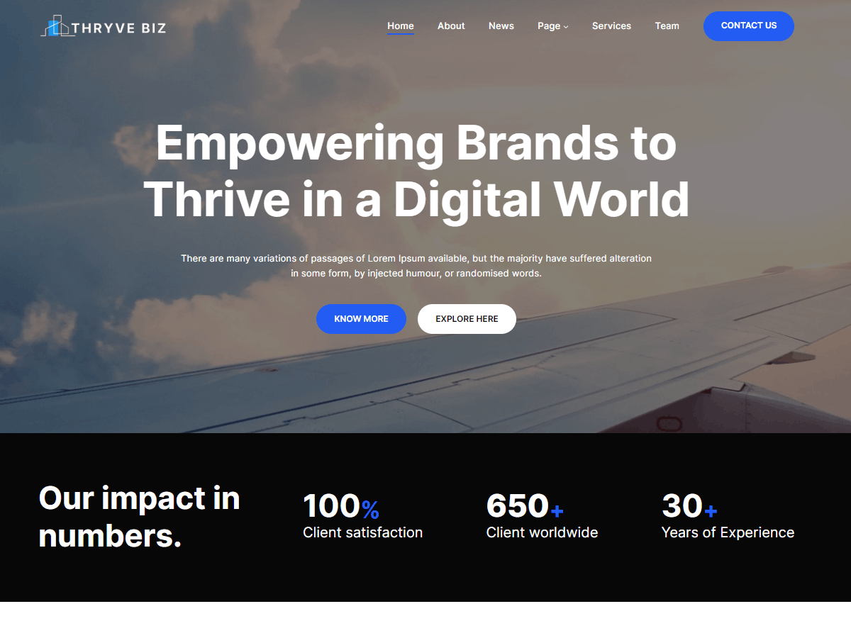 Thryve Biz Screenshot