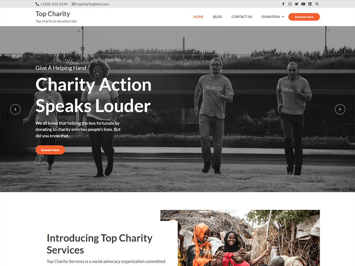 Top Charity Screenshot