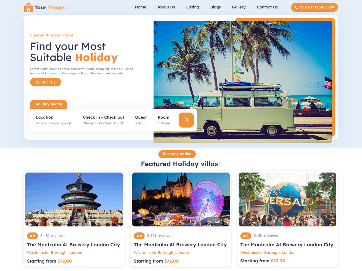 Tour Travel Package