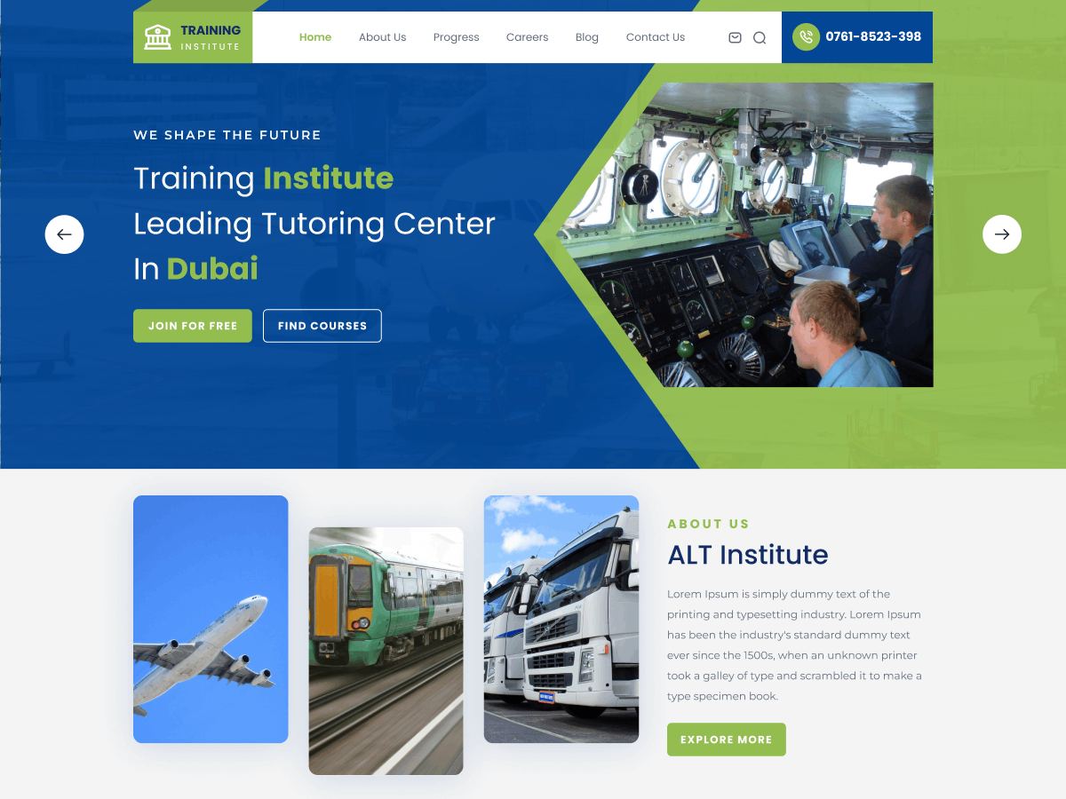 Training Institute Academy screenshot
