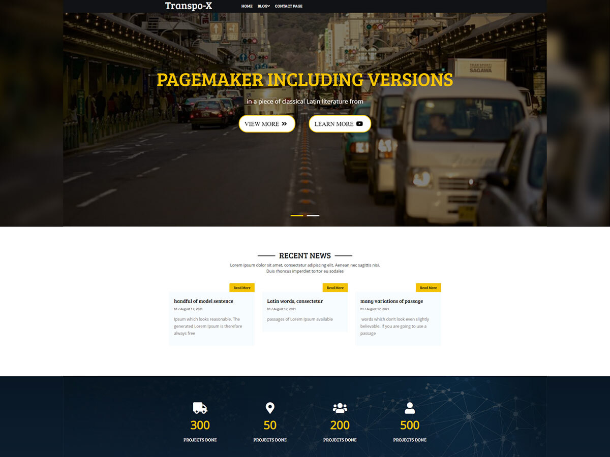 transpo-x Screenshot