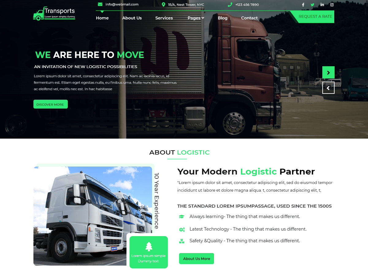 Transportation Shipment screenshot