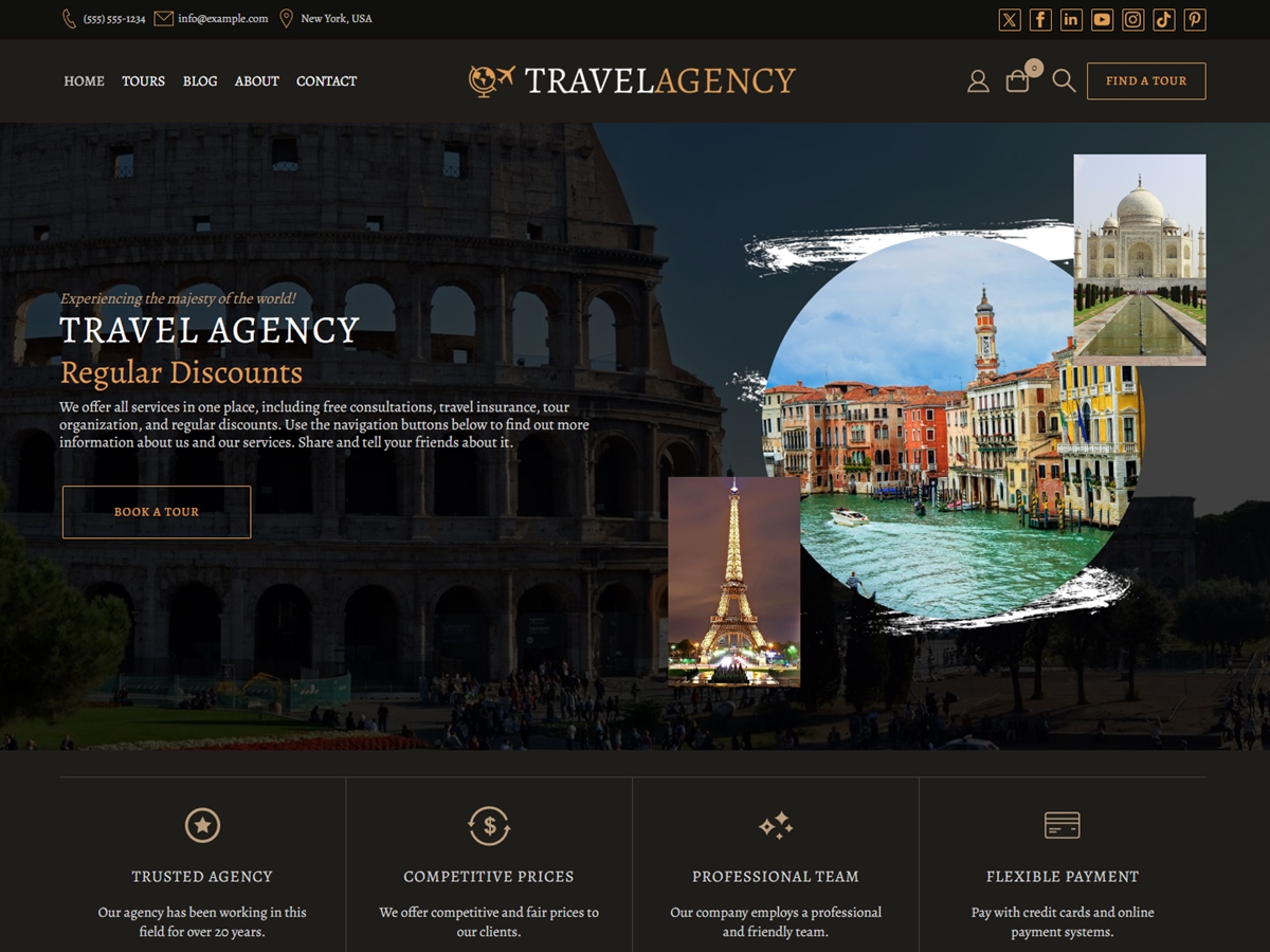 Travel Agency WDA screenshot