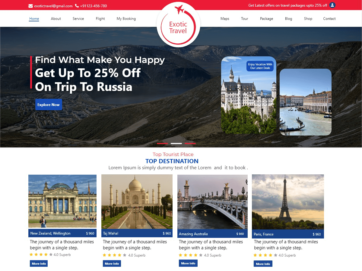 Travel Booking Expert screenshot