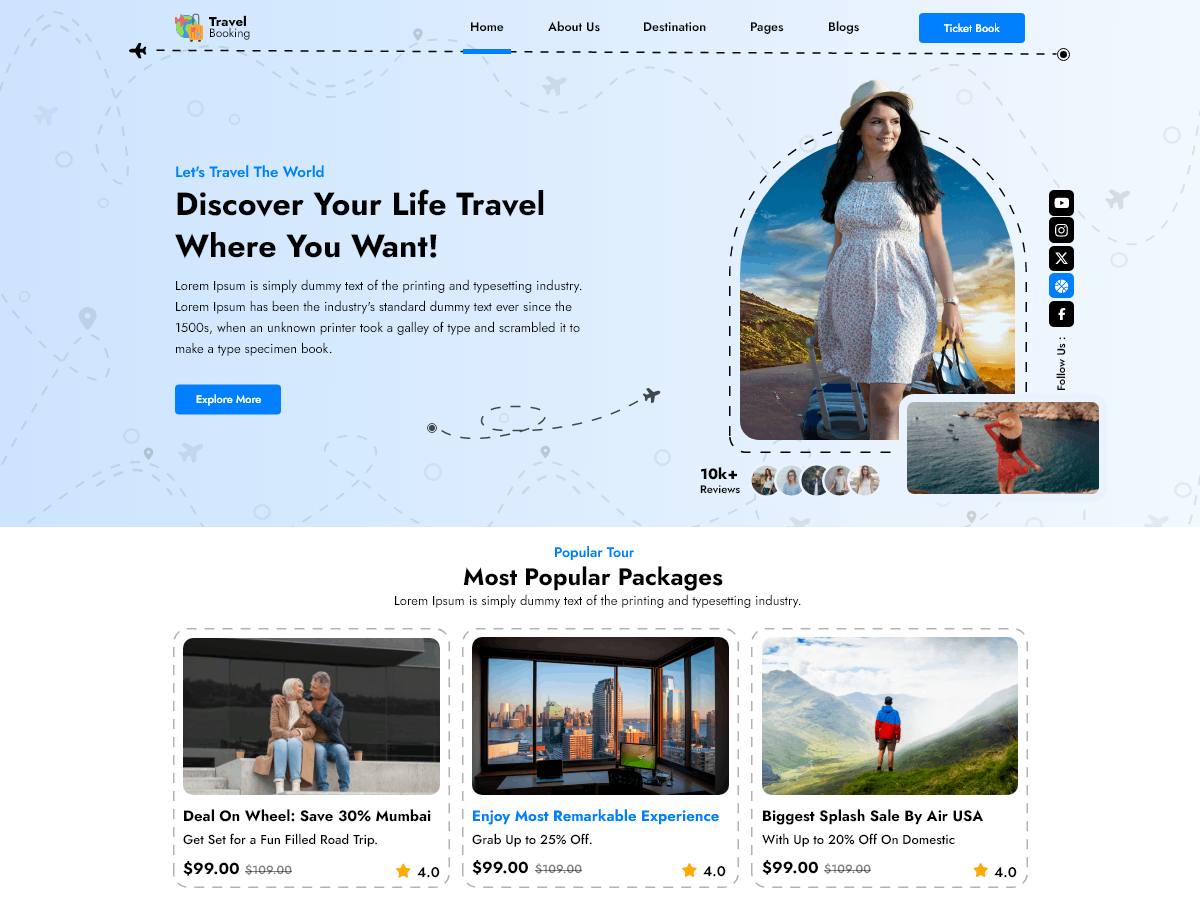 Travel Booking Solutions screenshot
