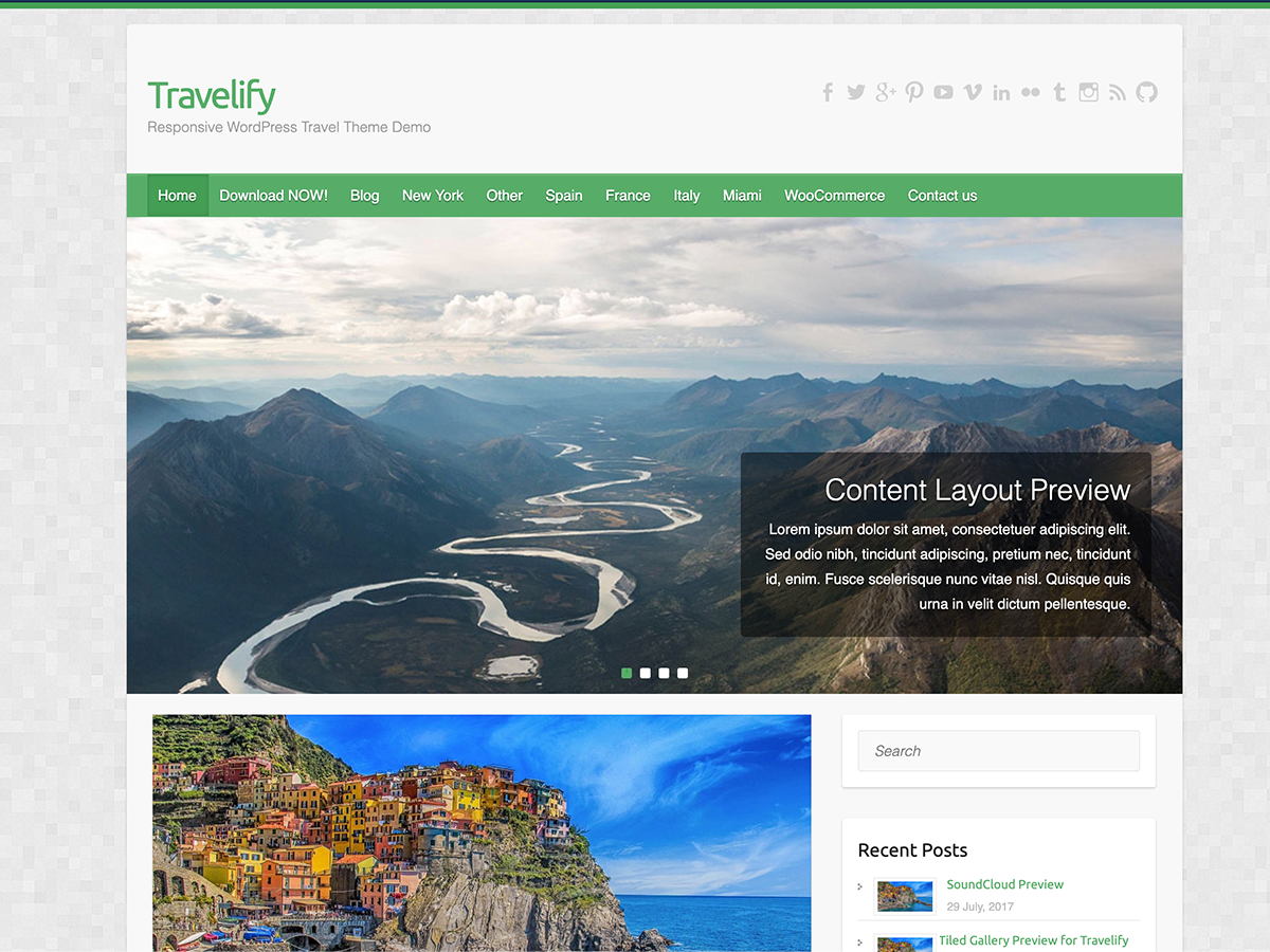 Travelify WordPress Theme by lyrathemes