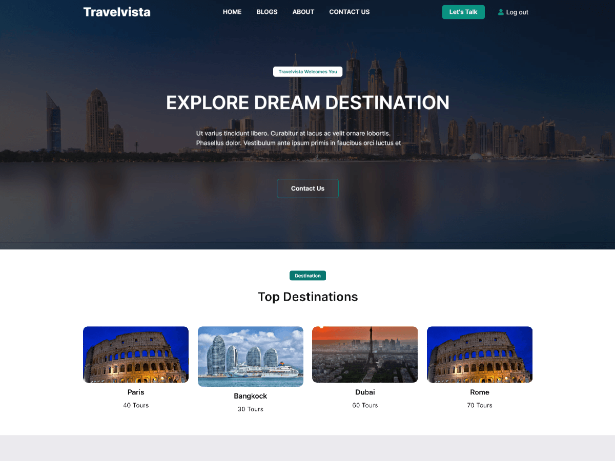 Travelvista Screenshot