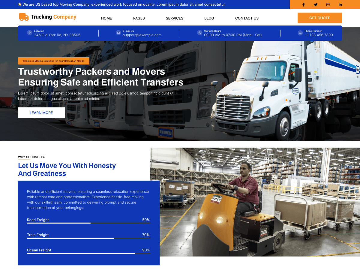 Trucking Company screenshot
