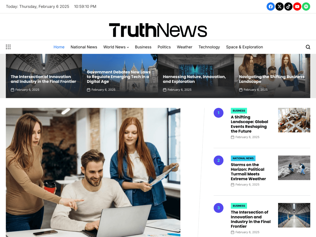 TruthNews screenshot