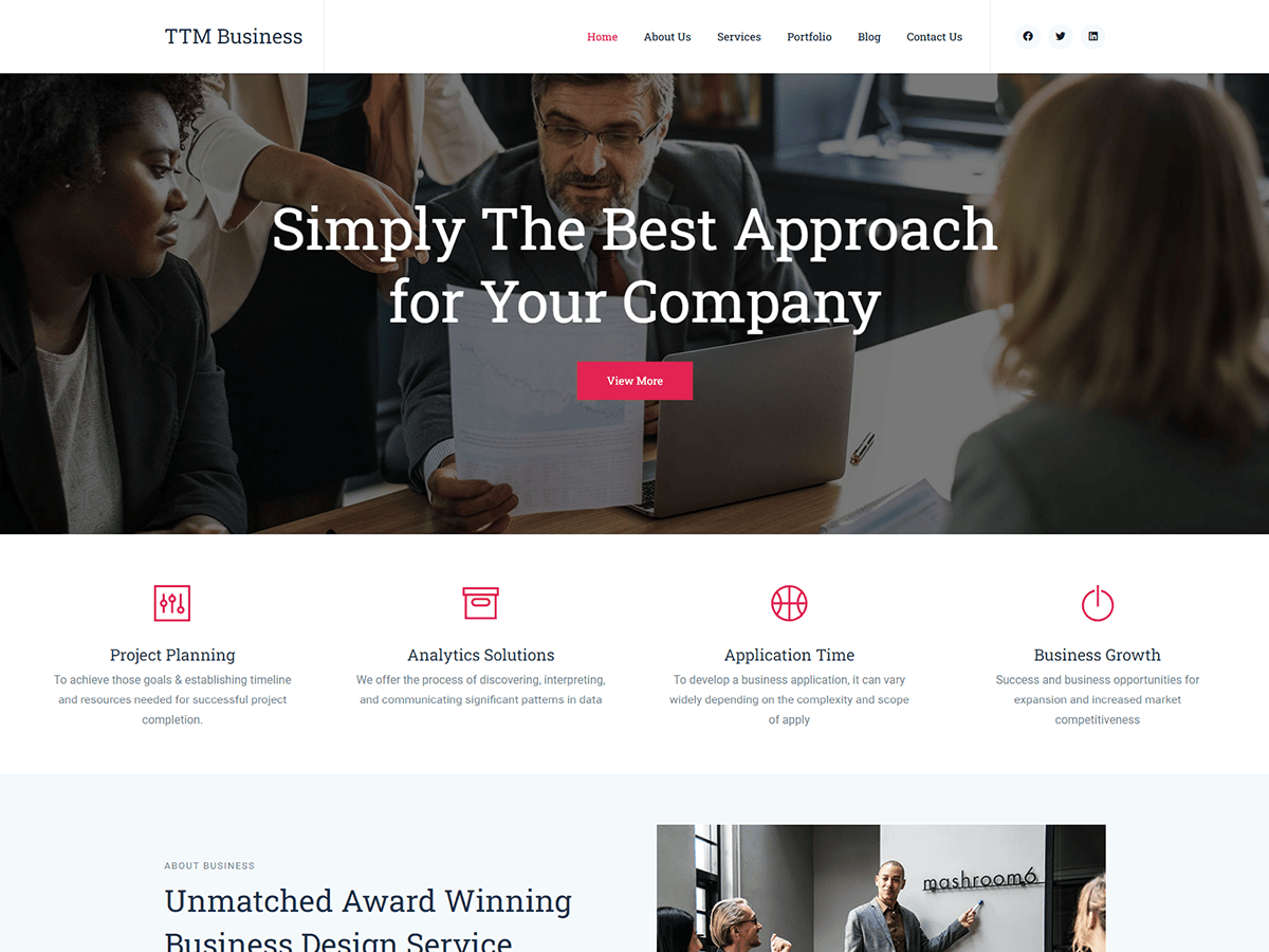 TTM Business Screenshot