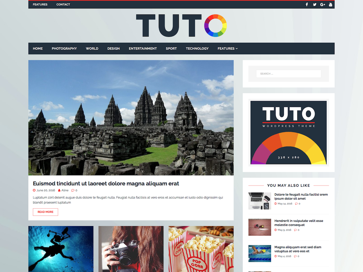 Tuto WordPress Theme by cryout-creations
