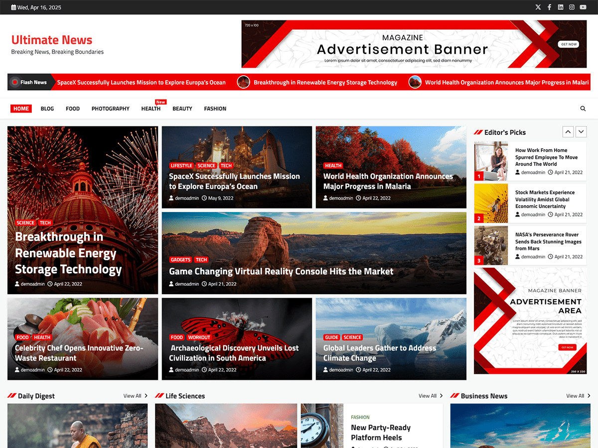 Ultimate News Screenshot