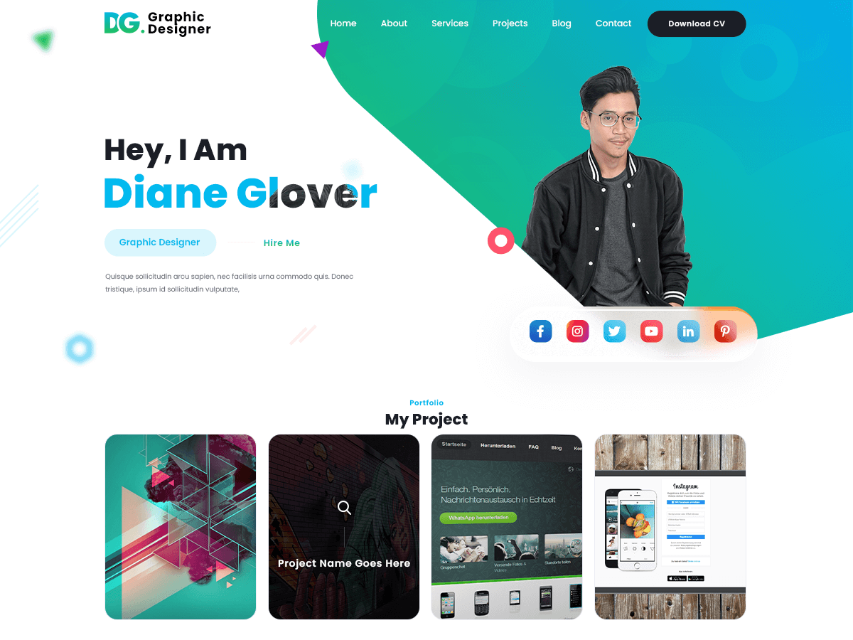 Unique Graphic Designer screenshot