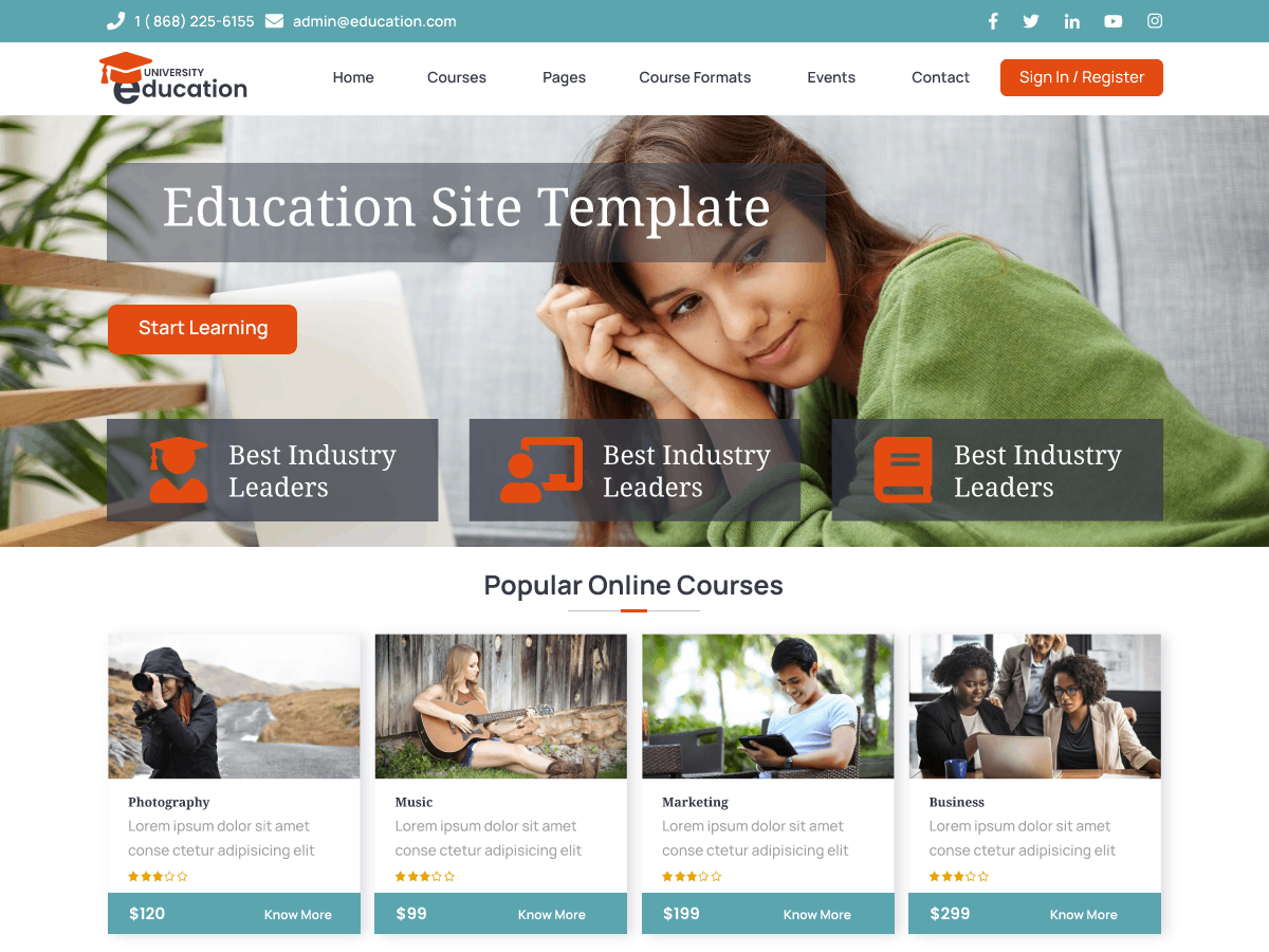 University Education Hub screenshot